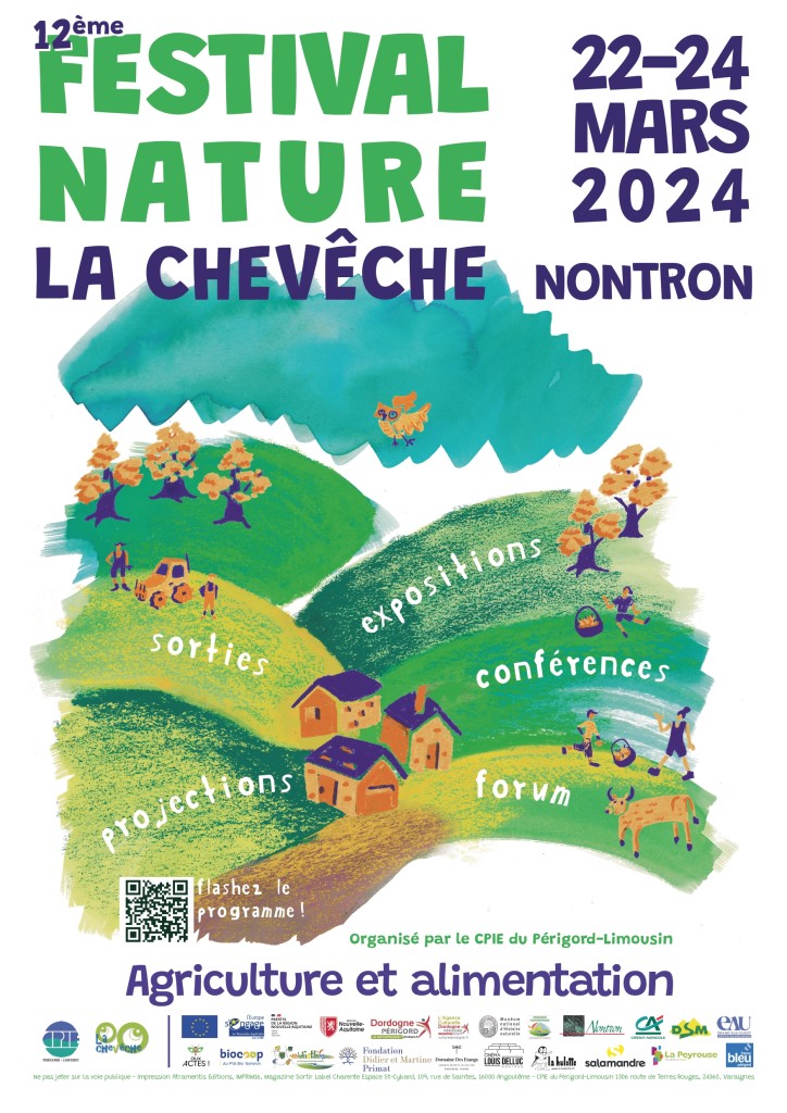 Festival nature "La Chevêche" du 22 au 24 mars 2024 à Nontron (Dordogne)